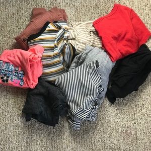 a bundle of women’s clothes
